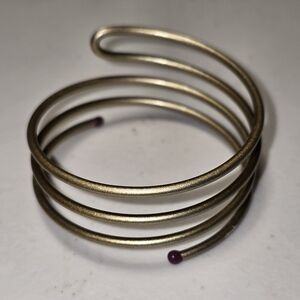 Basemetal Coil Bangle Bracelet